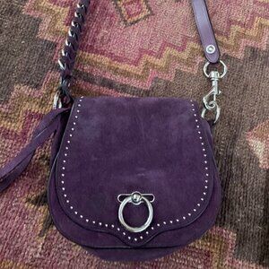 Rebecca Minkoff Suede & Leather Saddle Bag